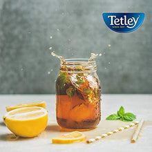 Load image into Gallery viewer, Tetley Black Tea, Iced Tea Blend, Family Size, Packaging may vary, 24 Count, Pack of 6
