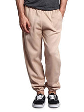 Load image into Gallery viewer, Victorious Men's Elastic Cuff Fleece Sweatpants - HILLSP - Orange - Small
