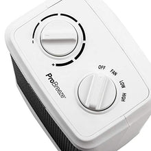 Load image into Gallery viewer, Pro Breeze Space Heater – 1500W Electric Heater with 3 Operating Modes and Adjustable Thermostat - Room Heater for Bedroom, Home, Office and Under Desk - White
