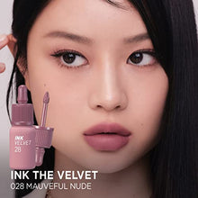 Load image into Gallery viewer, Peripera Ink the Velvet Lip Tint | High Pigment Color, Longwear, Weightless, Not Animal Tested, Gluten-Free, Paraben-Free | 0.14 fl oz (pack of 1, 028 MAUVEFUL NUDE)
