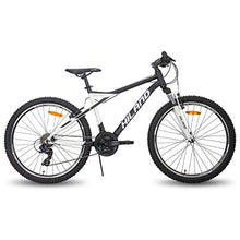 Load image into Gallery viewer, Hiland 26 Inch Mountain Bike for Women 21Speed MTB Bicycle 18 Inch Suspension Fork Urban Commuter City Bicycle White&amp;Black
