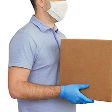 Load image into Gallery viewer, Large Disposable Vinyl Exam Gloves, 100 Count - 4 Mil-Thick -Latex Free Powder Free, Food Safe, Cleaning Gloves-Blue
