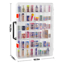 Load image into Gallery viewer, ADAME Collector Case Compatible with Mini Brands 5 Surprise Series 1 2 3 Mystery Capsule Real Miniature Collectible Toy Shopkins Littles Mart Toys Storage Organizer Container(Box Only)
