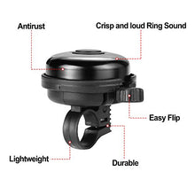 Load image into Gallery viewer, Accmor Classic Bike Bell, Aluminum Bicycle Bell, Loud Crisp Clear Sound Bicycle Bike Bell for Adults Kids
