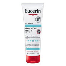 Load image into Gallery viewer, Eucerin Advanced Repair Cream, Body Moisturizer for Very Dry Skin, Body Cream with Ceramide 3 &amp; Natural Moisturizing Factors, Fragrance Free, Tube, 8 oz
