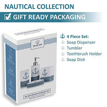 Load image into Gallery viewer, Nautical Wall Decor Set and Bathroom Accessories
