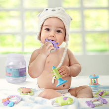Load image into Gallery viewer, iPlay iLearn Baby Rattles Set, Infants Teething Play Toys, Babies Chewing Silicone Teether, Shaker, Grab, Development Educational Musical Gift Set for 4, 5, 6, 9, 12, 18 Month Old, Newborn, Boy, Girl
