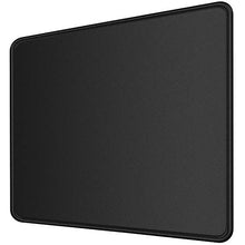 Load image into Gallery viewer, MROCO Mouse Pad [30% Larger] with Non-Slip Rubber Base, Premium-Textured &amp; Waterproof Computer Mousepad with Stitched Edges, Mouse Pads for Computers, Laptop, Gaming, Office &amp; Home, 8.5 x 11 in, Black
