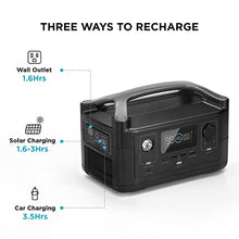 Load image into Gallery viewer, EF ECOFLOW RIVER 288Wh Portable Power Station,3 x 600W(Peak 1200W) AC Outlets &amp; LED Flashlight, Fast Charging Silent Solar Generator (Solar Panel Optional) for Emergencies Home Outdoor Camping RV
