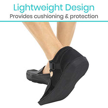 Load image into Gallery viewer, Vive Post Op Shoe - Lightweight Medical Walking Boot with Adjustable Strap - Post Injury Surgical Foot Cast - Durable Square Toe Orthopedic Support Brace for Broken Bone - Men, Women Fracture Recovery
