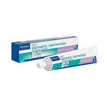 Load image into Gallery viewer, Virbac CET Enzymatic Toothpaste Eliminates Bad Breath by Removing Plaque and Tartar Buildup, Best Pet Dental Care Toothpaste -Beef Flavor, 2.5 Oz Tube (Color Varies)
