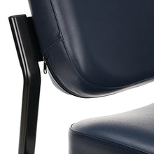 Load image into Gallery viewer, OFM Core Collection Big and Tall Armless Guest and Reception Chair, Anti-Microbial/Anti-Bacterial Vinyl, in Navy

