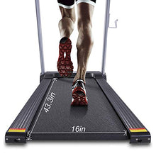 Load image into Gallery viewer, MaxKare Electric Treadmill Foldable Running Machine 8.5 MPH Max Speed &amp; 15 Pre-Set Programs Easy Assembly with Adjustable Display Panel 3-Level Manual Incline Convenient Tablet Stand for Home Use
