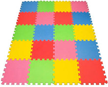 Load image into Gallery viewer, Angels 20 XLarge Foam Mats Toy ideal Gift, Colorful Tiles Multi Use, Create &amp; Build A Safe PLay Area Interlocking Puzzle eva Non-Toxic Floor for Children Toddler Infant Kids Baby Room &amp; Yard Superyard

