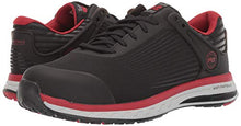 Load image into Gallery viewer, Timberland PRO Men's Drivetrain Composite Safety Toe Electrical Hazard Athletic Work Shoe, Black/Red, 10.5 W US
