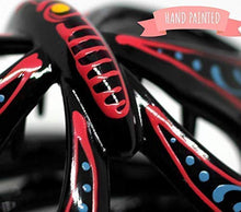 Load image into Gallery viewer, Butterfly Barrettes Hand Painted, Bun Cover Clips, 2 Pcs of a Uniquely Hair Bun Holder. Hand Painted
