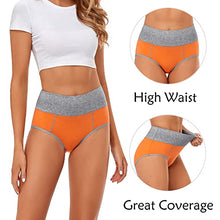 Load image into Gallery viewer, Tummy Control Underwear for Women High Waisted Cotton Underwear Soft Briefs Ladies Breathable Panties Multipack
