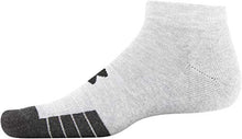 Load image into Gallery viewer, Under Armour Adult Performance Tech Low Cut Socks, Multipairs , Steel Assorted (6-Pairs) , Medium

