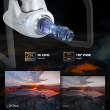 Load image into Gallery viewer, Potensic T25 Drone with Camera for Adults, 2K GPS FPV Camera Drone with Backpack, 3 Batteries, Auto Return Home, Follow Me, Waypoint Fly, Altitude Hold, 2022 Upgraded
