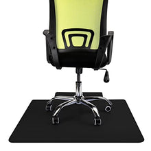 Load image into Gallery viewer, Mind Reader OFFCMAT-BLK Office Hardwood, 36" x 48" Inches, Easy Glide, Floor Mat for Computer Desk Chair, Anti-Skid, Stays in Place, Black
