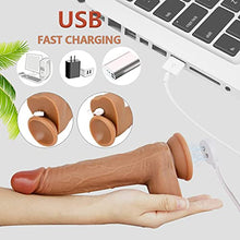 Load image into Gallery viewer, Thrųstɨng Dḭ'łƌơ Vḭƀ'rator Bįg Tơys Ȿpot Ᵽlay Rechargeabłe Aƞal Sęx PlęaⱾure 10 For Inch Ȿuction Aƌulŧ
