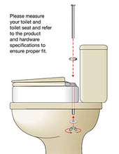 Load image into Gallery viewer, Essential Medical Supply Elevated Toilet Seat with Arms, Elongated, 19.5 x 14 x 3.5 Inch
