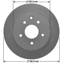 Load image into Gallery viewer, Goodyear Brakes GYD905 Premium Ceramic Automotive Rear Disc Brake Pads Set and 212320GY Truck and SUV Premium AntiOx Coated Rear Brake Rotor (2 Pack)
