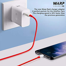 Load image into Gallery viewer, Rexin OnePlus 7 pro Warp Charger, 30W Power Adapter [5V 6A] + OnePlus USB-C Fast Charging Cable 1M / 3.3FT Data Cable for OnePlus7 6T 6 5T 5
