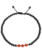 Load image into Gallery viewer, Lightock Lava Rock Anklets for Women Ankle Bracelets for Women Bracelet Essential Oil Diffuser Energy Healing Crystal/Red Agate
