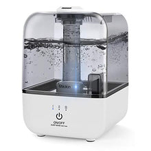 Load image into Gallery viewer, Mikikin Cool Mist Humidifier, Ultrasonic Air Humidifiers for Large Bedroom Babies Home, 4.5L Top Fill Personal Humidifiers with Adjustable Mist Mode, Lasts Up to 30 Hours, Ultra Quiet, Auto Shut-Off
