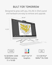 Load image into Gallery viewer, HP 27 All-in-One PC, 11th Gen Intel Core i7-1165G7 Processor, 16 GB RAM, 512 GB SSD, 27" Full HD Touchscreen, Windows 10 Home, Wireless Mouse &amp; Keyboard, Dual-Array Mic, 1080p Webcam (27-DP1280, 2020)
