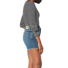 Load image into Gallery viewer, Signature by Levi Strauss &amp; Co. Gold Label Women's Heritage High Rise 3" Shorts (Standard and Plus), (New) Heavenly Blue, 10
