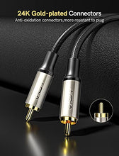 Load image into Gallery viewer, VIOY Coaxial Digital Audio Cable (3.3FT/1M), Subwoofer Cable RCA Male to Male HiFi 5.1 SPDIF Stereo Coaxial Audio Cable for Home Theater, HDTV, Amplifier Speaker Soundbar
