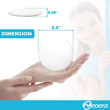 Load image into Gallery viewer, Neoera Door Stopper Wall Protector (5Pack) 2.3" Rubber Door Handle Bumper, Wall Protectors with Premium Self Adhesive Sticker for Protecting Wall (White)
