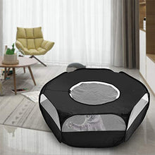Load image into Gallery viewer, RUCKO Small Pet Playpen, Upgraded Small Animal Playpen with Zip Cover Durable 1/2 Net &amp; 1/2 Cloth Cage for Hedgehogs, Chinchillas, Bunny, Hamster, Cat, etc
