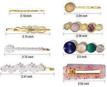 Load image into Gallery viewer, 20 Pcs Macaron Hair Clips for Women Acrylic Pearl Hair Clip Handmade Pearl Hair Pins Gifts for Girls Hair Barettes for Women Fashion Hair Accessories for Party Wedding
