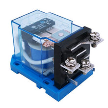 Load image into Gallery viewer, mxuteuk AC110V Coil 5 Pin Electromagnetic Power Relay + AC 110V/120V Coil 8 Pin 10A DPDT LED Indicator Electromagnetic Power Relay, with Base, with DIN Rail Slotted Aluminum
