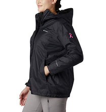 Load image into Gallery viewer, Columbia Women's Plus SizeTested Tough in Pink Rain Jacket Ii Size, Black, 2X
