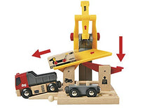 Load image into Gallery viewer, BRIO 33097 Cargo Railway Deluxe Set | 54 Piece Train Toy with Accessories and Wooden Tracks for Kids Age 3 and Up,Multi

