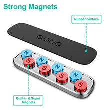 Load image into Gallery viewer, [2 Pack] Magnetic Phone Car Mount, Oqtiq Multi-Functional Phone Holder Stick On Rectangle Flat Car Dashboard Magnetic Car Mount Holder for Cell Phones and Mini Tablets iPad-Extra Strong with 8 Magnets
