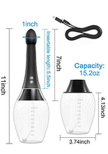 Load image into Gallery viewer, Automatic Electric Enema Bulb with 7 V-Modes &amp; 3 Speeds, 15.3oz SENSIVO Anti Back-Flow Anal Douche, Medical Silicone Enema Kit for Men Women Comfortable Colon Vagina Cleansing, BPA &amp; Phthalates Free
