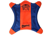 Load image into Gallery viewer, ChuckIt! Flying Squirrel Spinning Dog Toy, (Orange/Blue), Multicolor, Medium (10 in x 10 in) (0511300)
