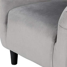Load image into Gallery viewer, YAHEETECH Velvet Accent Chair Arm Chair - Accent Barrel Chair - Set of 2 - Gray
