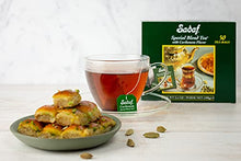 Load image into Gallery viewer, Sadaf Cardamom Tea Bags | Special Blend Cardamom Ceylon Black Tea | Quicktea Product harvested in Sri Lanka | 100 bags (Pack of 1)
