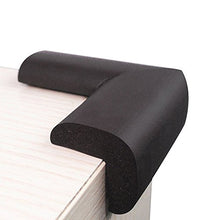 Load image into Gallery viewer, Kxtffeect 10Pcs Extra Thick Premium High Density Furniture Table Edge &amp; Corner Guard Baby Proofing Bumper Protector - Jumbo Size Value Pack (Black)
