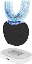 Load image into Gallery viewer, V-White Electric Toothbrush Adults - Ultrasonic U-Shaped Toothbrushes for Teeth Whitening - 360° Mouth Cleansing, Hands free Gums Protection - Wireless Charging &amp; LED Light - Waterproof IPX7 Certified
