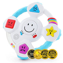 Load image into Gallery viewer, BEST LEARNING My Spin &amp; Learn Steering Wheel - Interactive Educational Toys for 6 to 36 Months Old Infants, Babies, Toddlers - Learn Colors, Shapes, Feelings &amp; Music Game - Ideal Baby Toy Gifts
