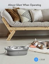 Load image into Gallery viewer, PETLIBRO Cat Water Fountain Stainless Steel, Hygienic Material, Super Quiet Easy Clean, Adjustable Water Flow, Healthy Pet Water Fountain, Dishwasher Safe 67oz/2L Dog Water Dispenser for Cats &amp; Dogs
