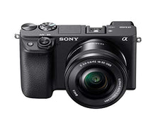 Load image into Gallery viewer, Sony Alpha a6400 Mirrorless Camera: Compact APS-C Interchangeable Lens Digital Camera with Real-Time Eye Auto Focus, 4K Video, Flip Screen &amp; 16-50mm Lens - E Mount Compatible Cameras - ILCE-6400L/B
