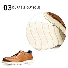 Load image into Gallery viewer, Meijiana Men's Oxford Shoes Men Fashion Light Shoes Brown Casual Business Shoes
